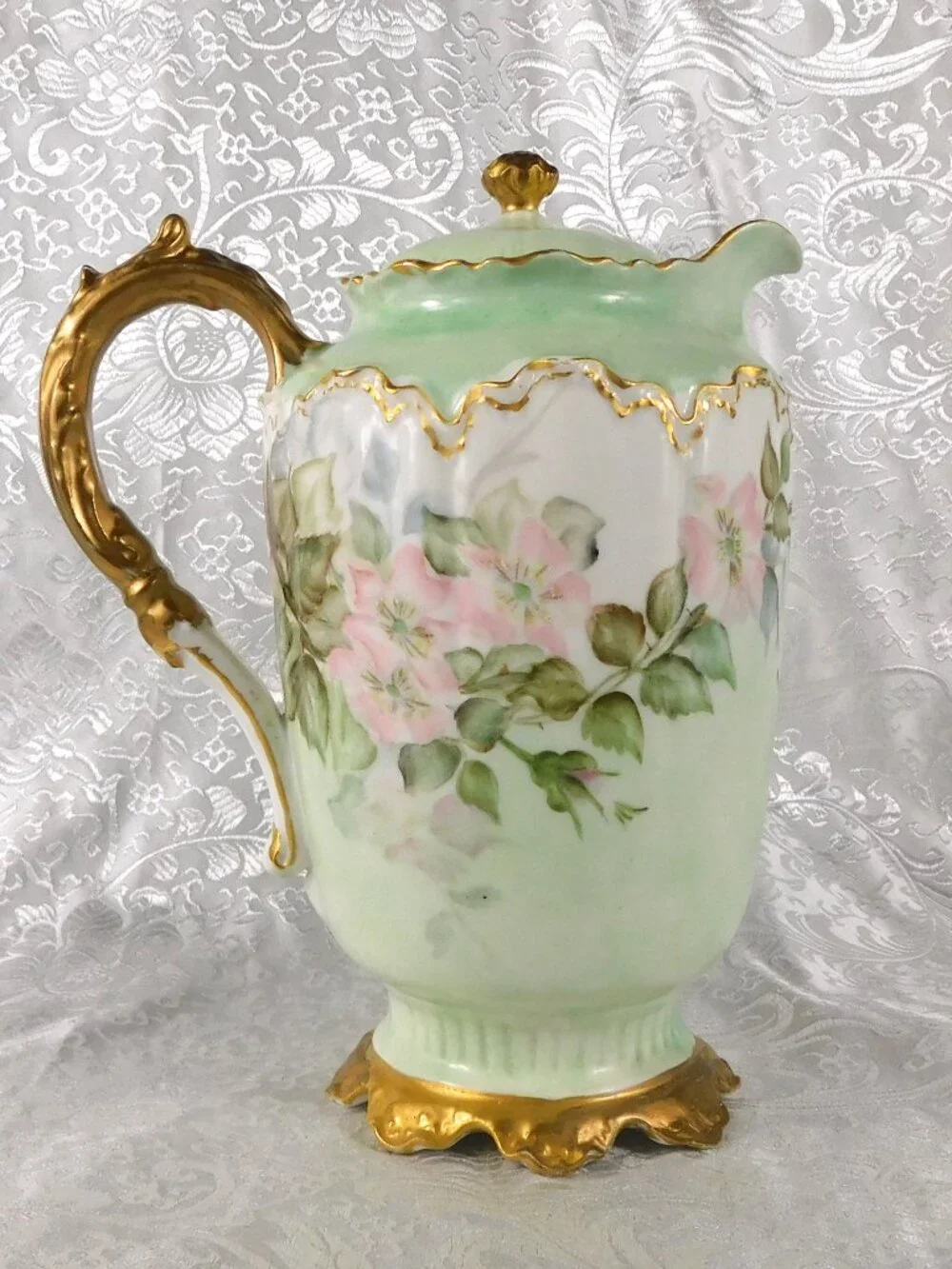 Mint Green Haviland Chocolate Pot # 27240